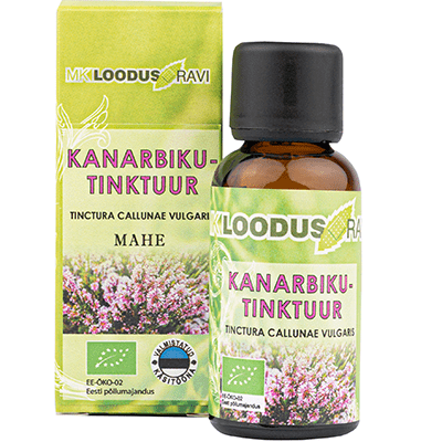 Kanarbikutinktuur, 30 ml, mahe
