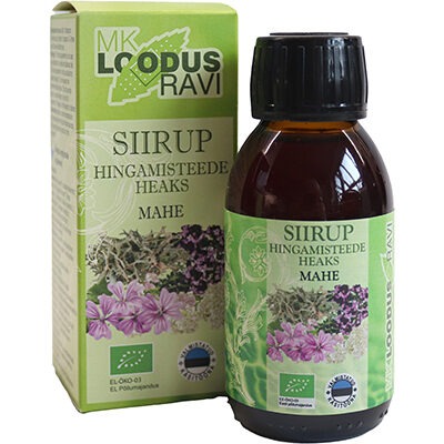 Siirup hingamisteede heaks, 100 ml, mahe (köhasiirup)