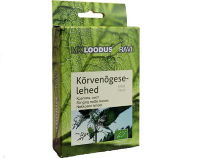Kõrvenõgeselehed, 20 g, mahe, karp